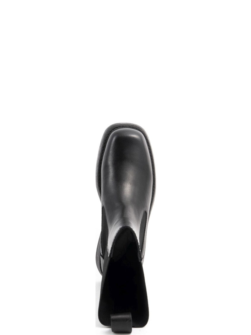 Sergio Moretti Ankle Boots With Smooth Leather