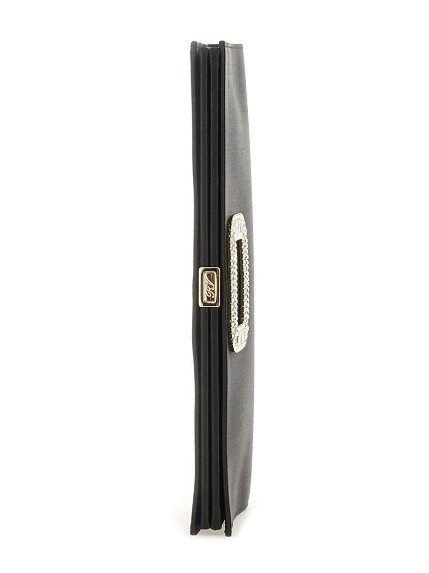 Roger Vivier "Pilgrim" Buckle Clutch Bag
