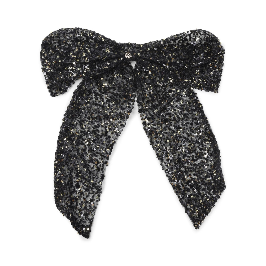 Maison Michel Sheer Black Bow Hat