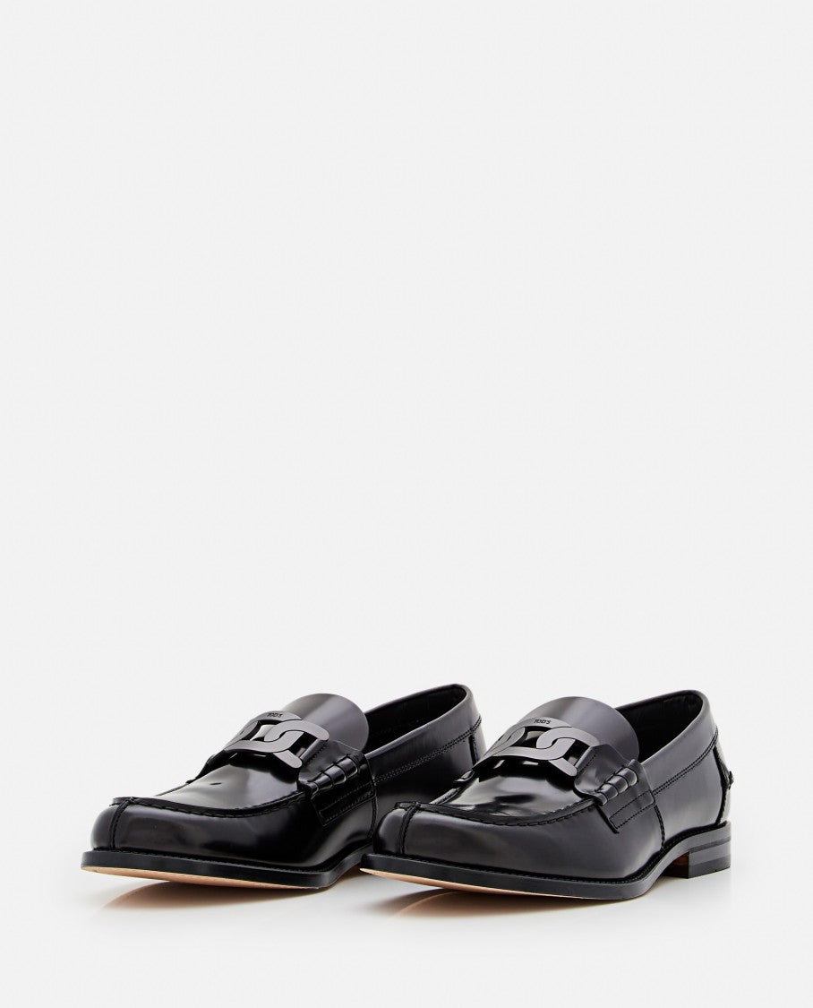 Tod's Black Leather Shoes