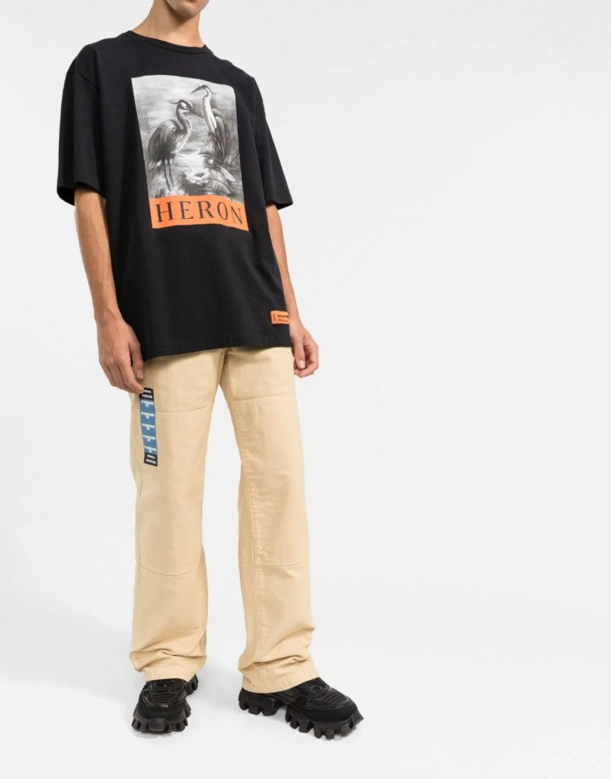 Heron Preston Os Heron Bw Logo Print T-Shirt