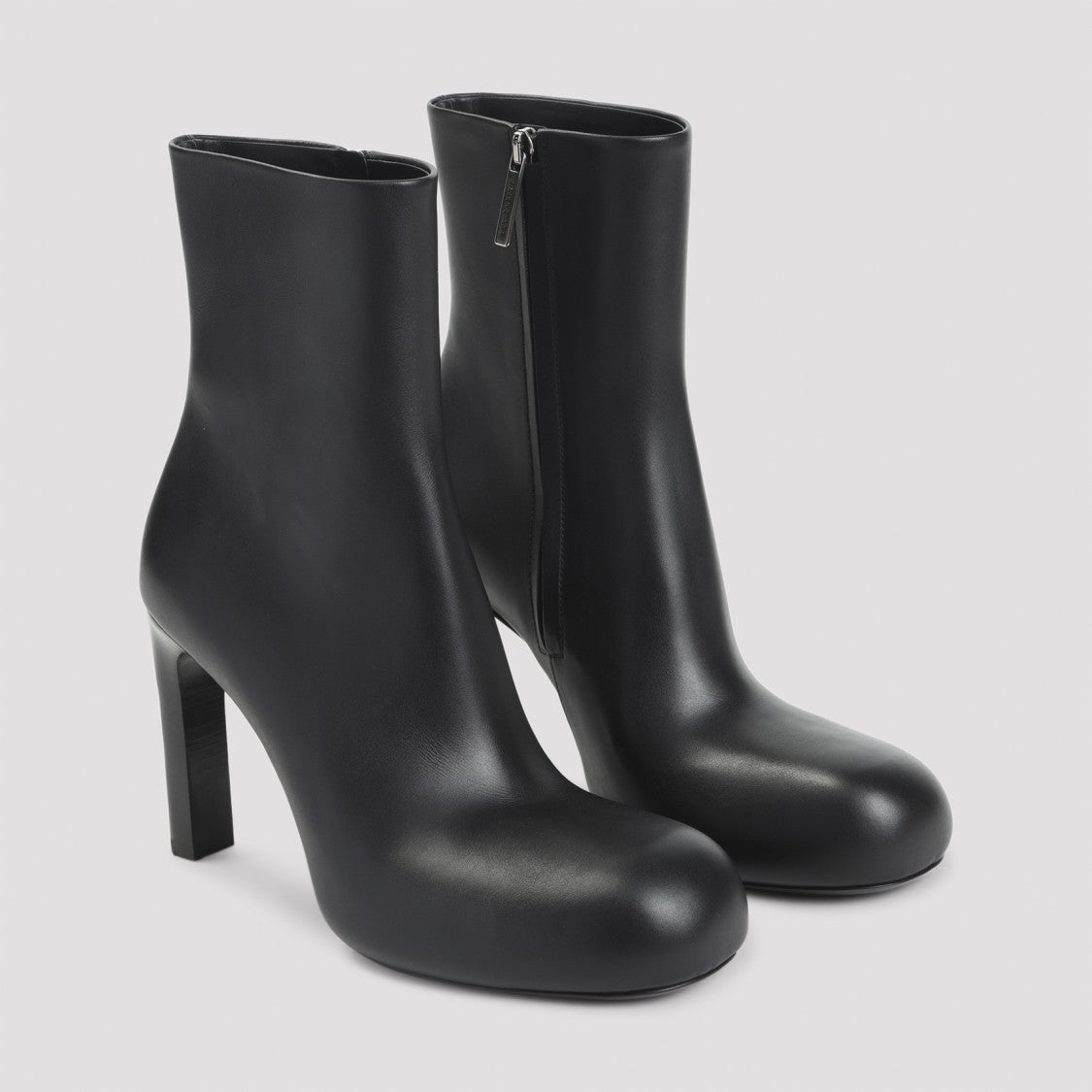 Balenciaga Black Leather Fargo H100 Bootie