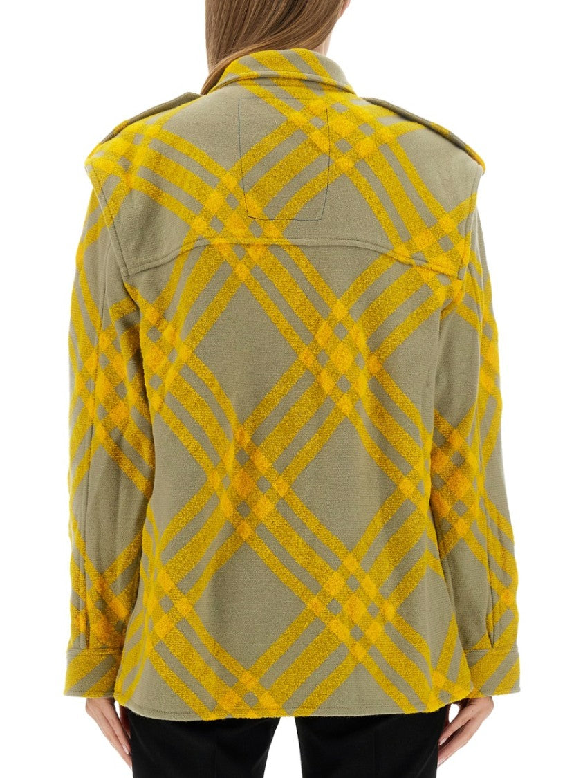 Burberry Relaxed Fit Check Pattern Shirt