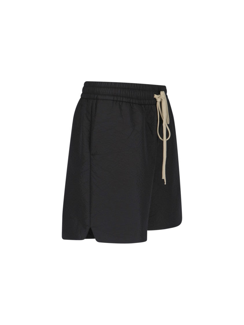 Fear Of God Black Trousers With Textured Finish