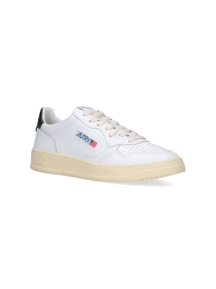 Autry Classic White Low-Top Sneakers With Minimalist Design