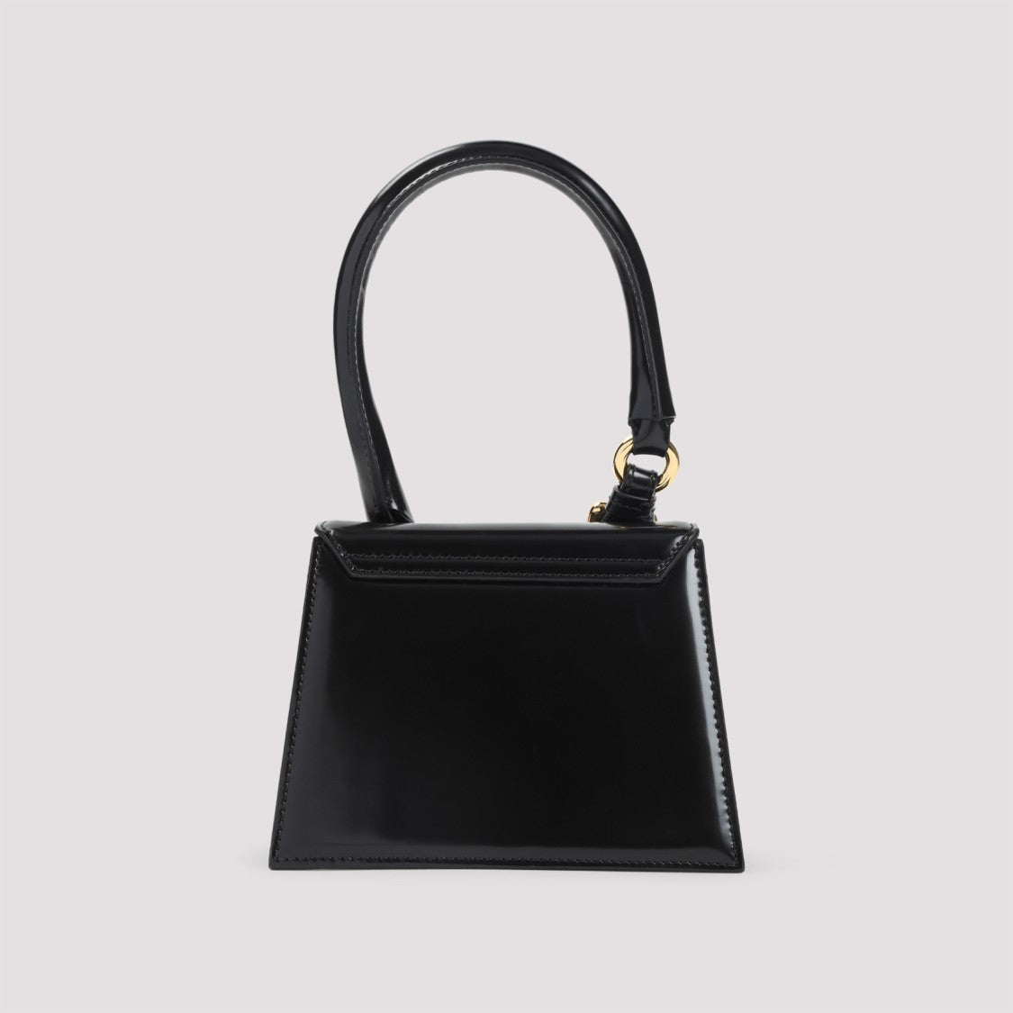 Jacquemus Black Leather Le Chiquito Moyen Boucle Handbag