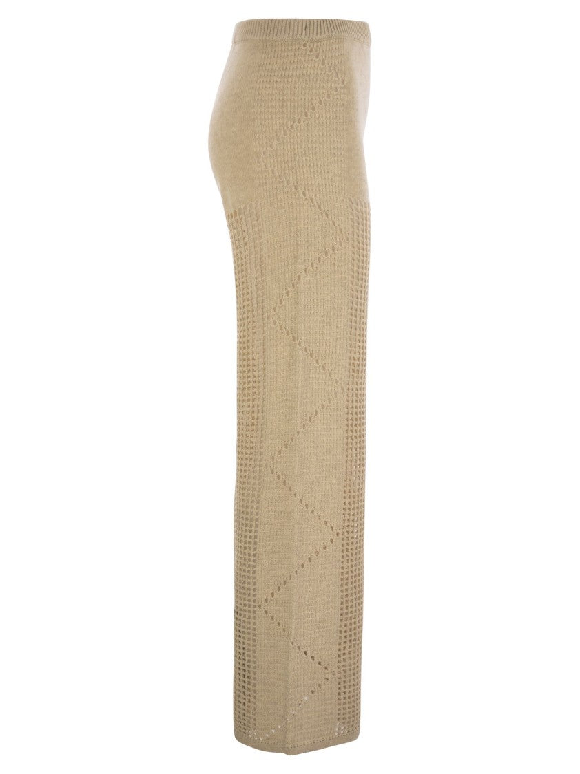 Mc2 Saint Barth Alva - Crochet Flare Trousers