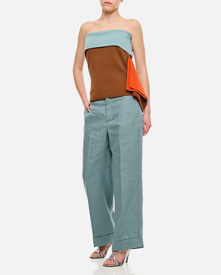 Fendi Strapless Top