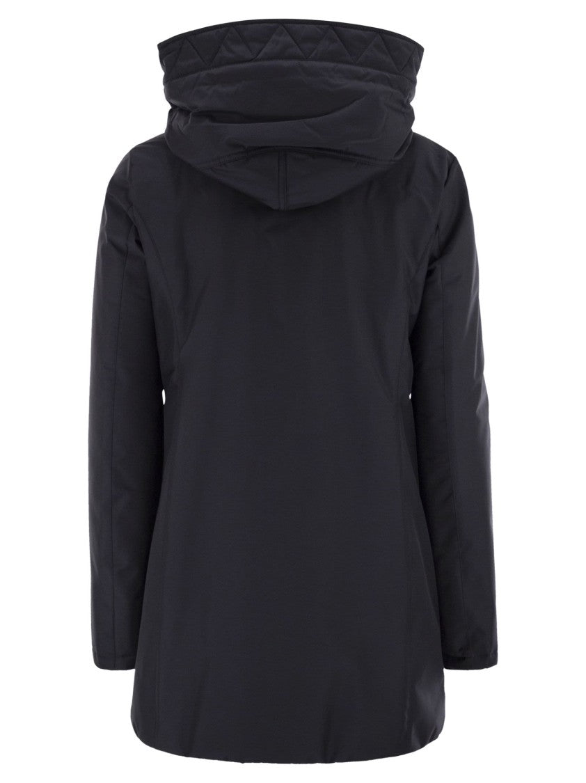 Fay Technical Gabardine Toggle Coat