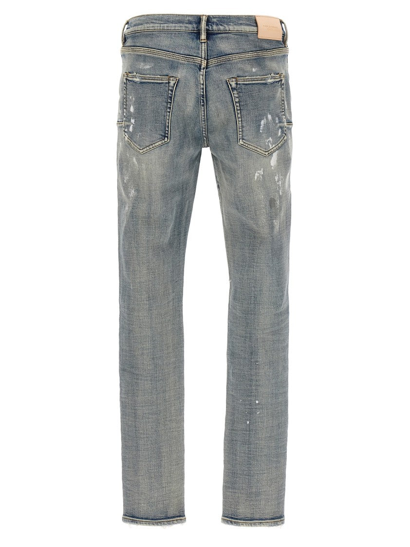 Purple Slim Fit Jeans