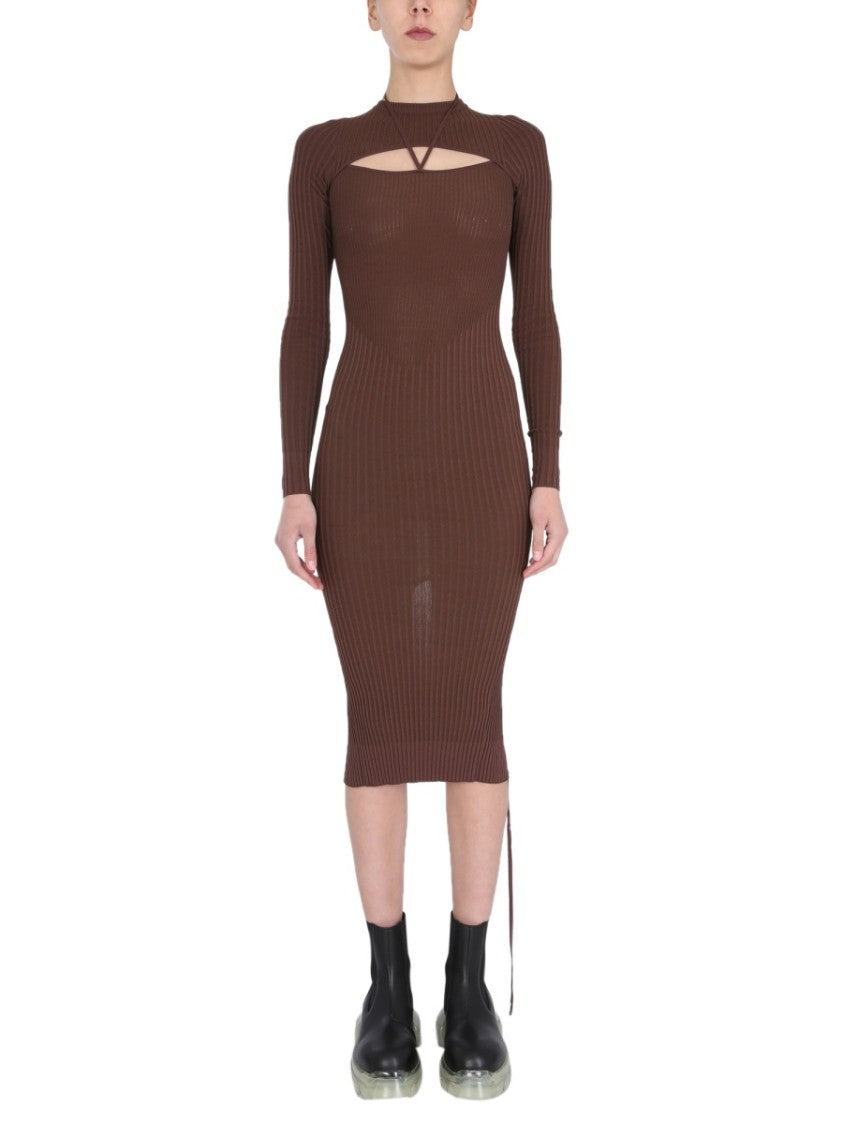 Andreâdamo Dress With Cut Out Detail