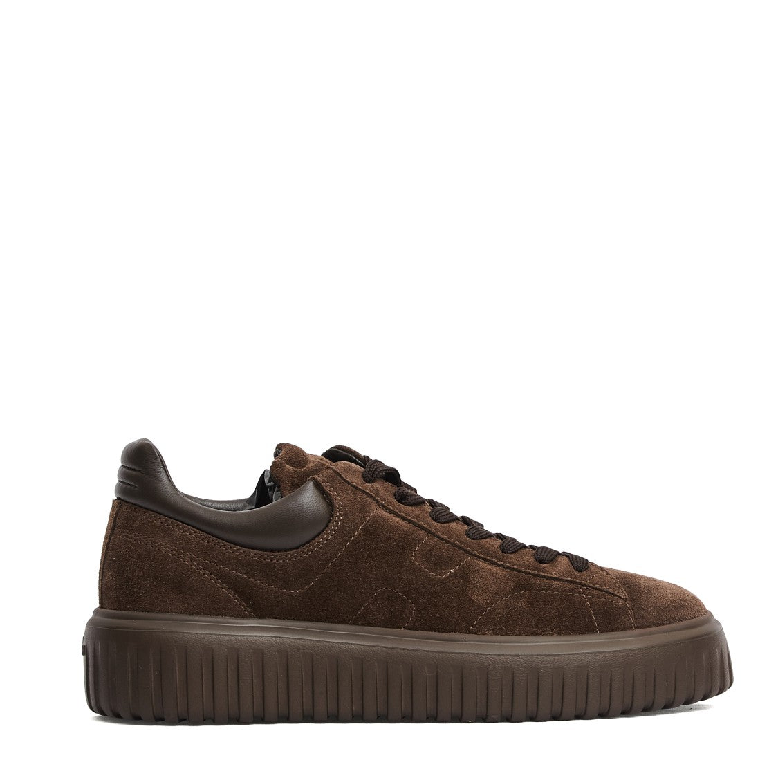 Hogan H Stripes Cam Brown Sneakers