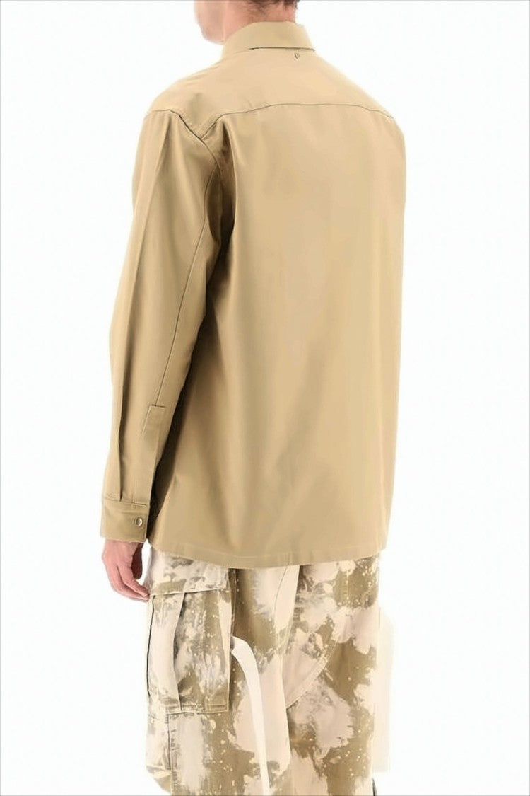 Oamc Boxy Long-Sleeve Shirt With Classic Collar