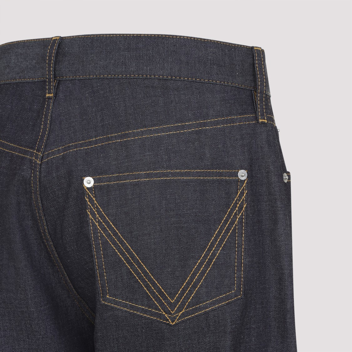 Bottega Veneta Classic Straight-Leg Jeans In Deep Blue Denim