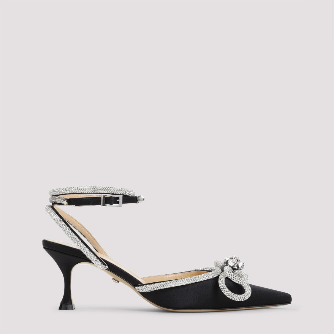 Mach & Mach Silk And Strass Black Pumps