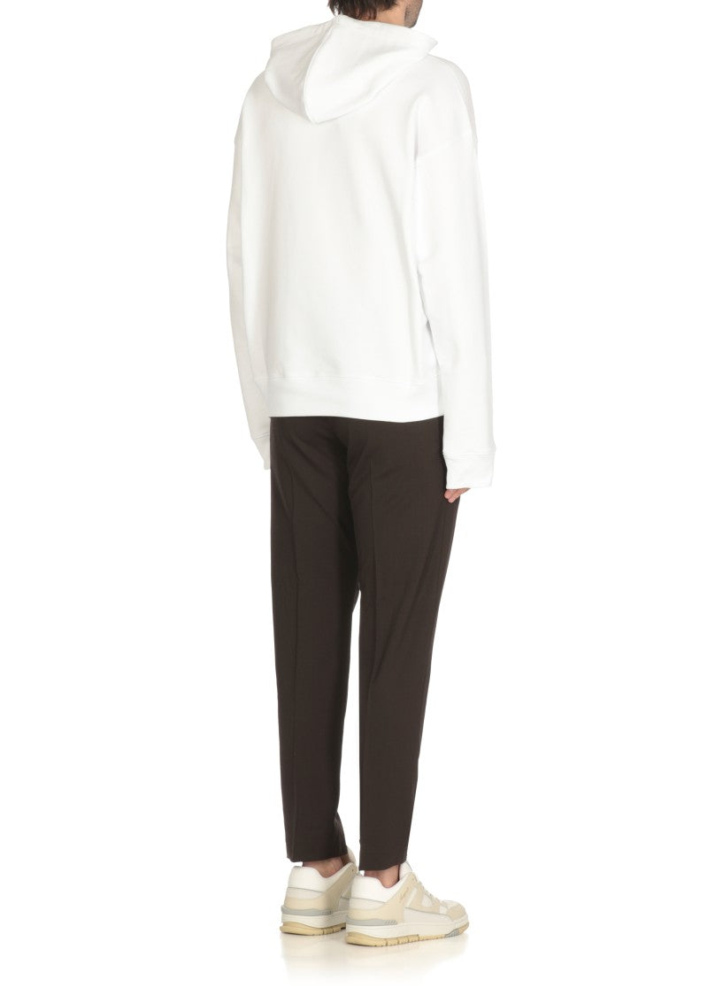 Moschino Cotton Logoed Hoodie
