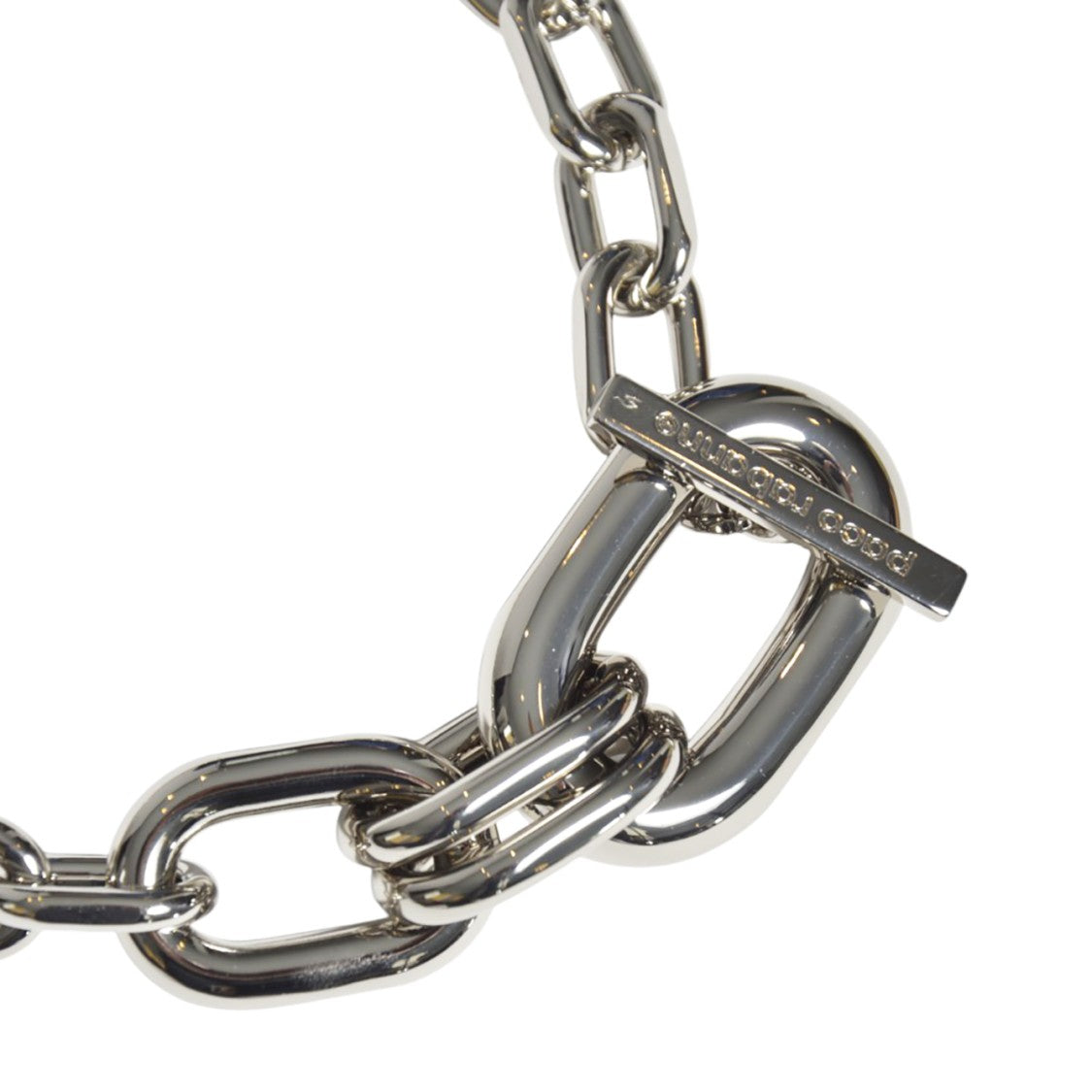 Rabanne Long Chain Necklace With Rectangular Links