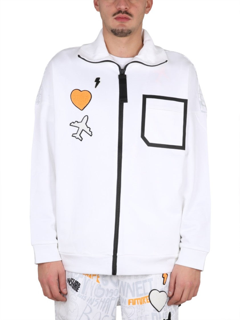 Boss High Neck Cotton Sweatshirt