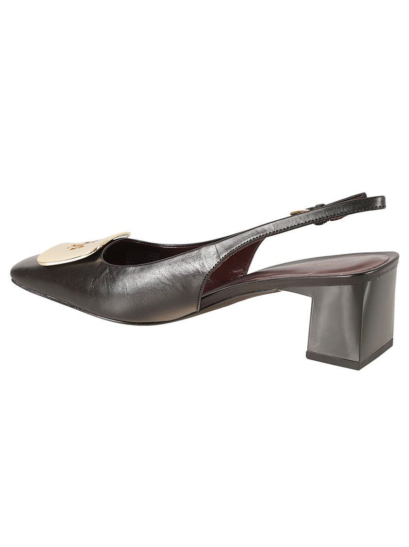 Tory Burch Slingback Heels With Pointed Toe