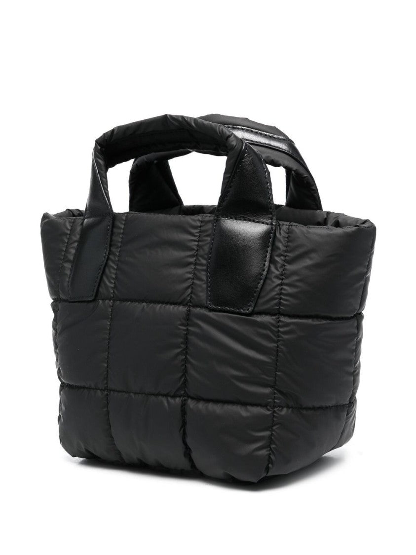 Veecollective Padded Nylon Tote Bag With Adjustable Strap