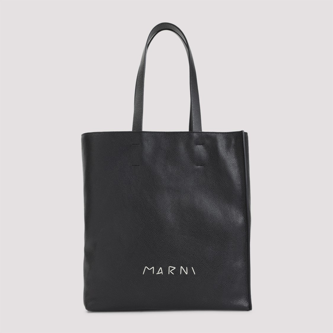 Marni Museo Soft New Large Black Calf Leather Shoulder Bag