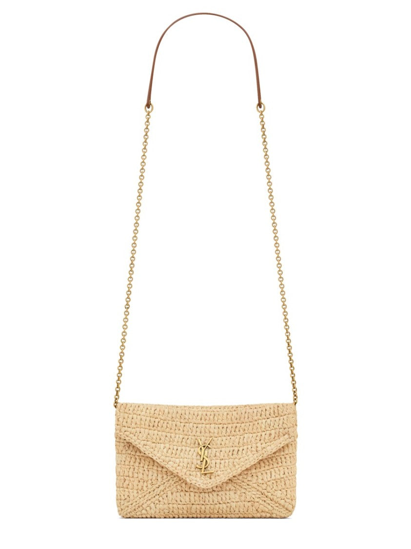 Saint Laurent Clutch Bag With Chain "Cassandras"