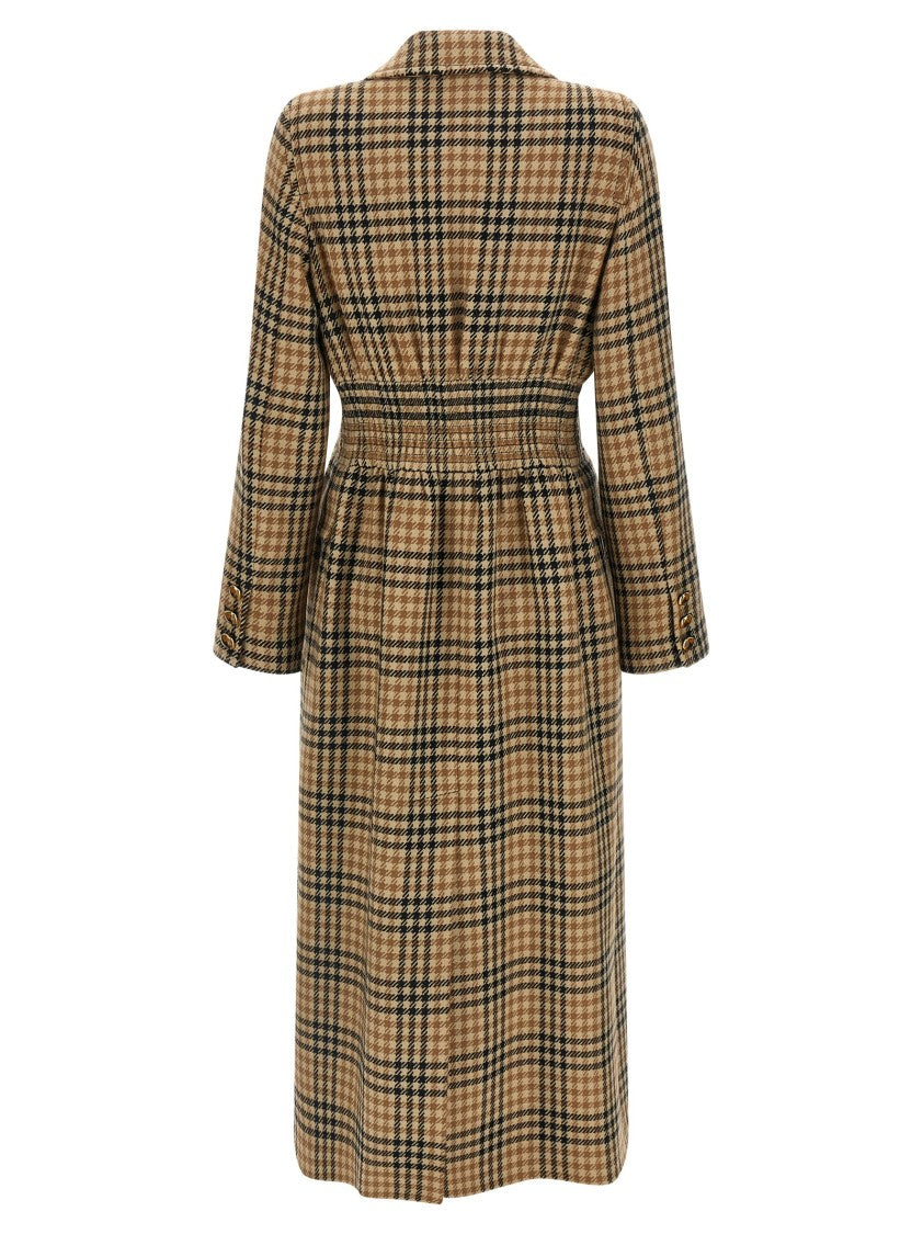 Valentino Garavani Houndstooth Wool Coat