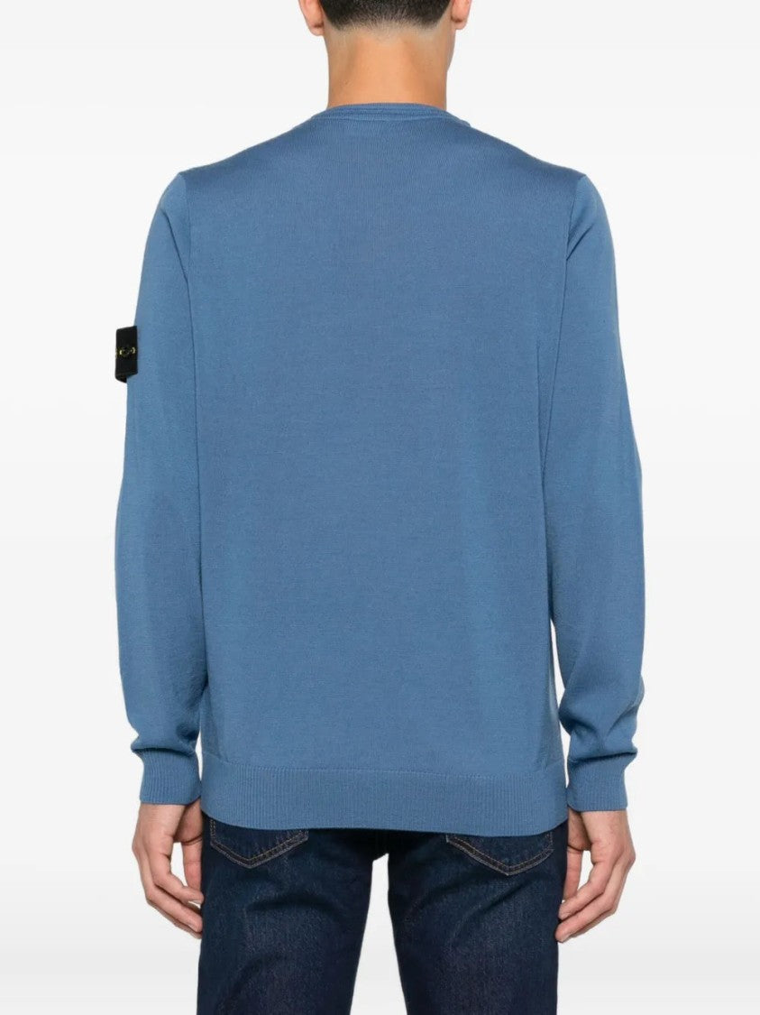 Stone Island Classic Long-Sleeve Crew-Neck Sweater