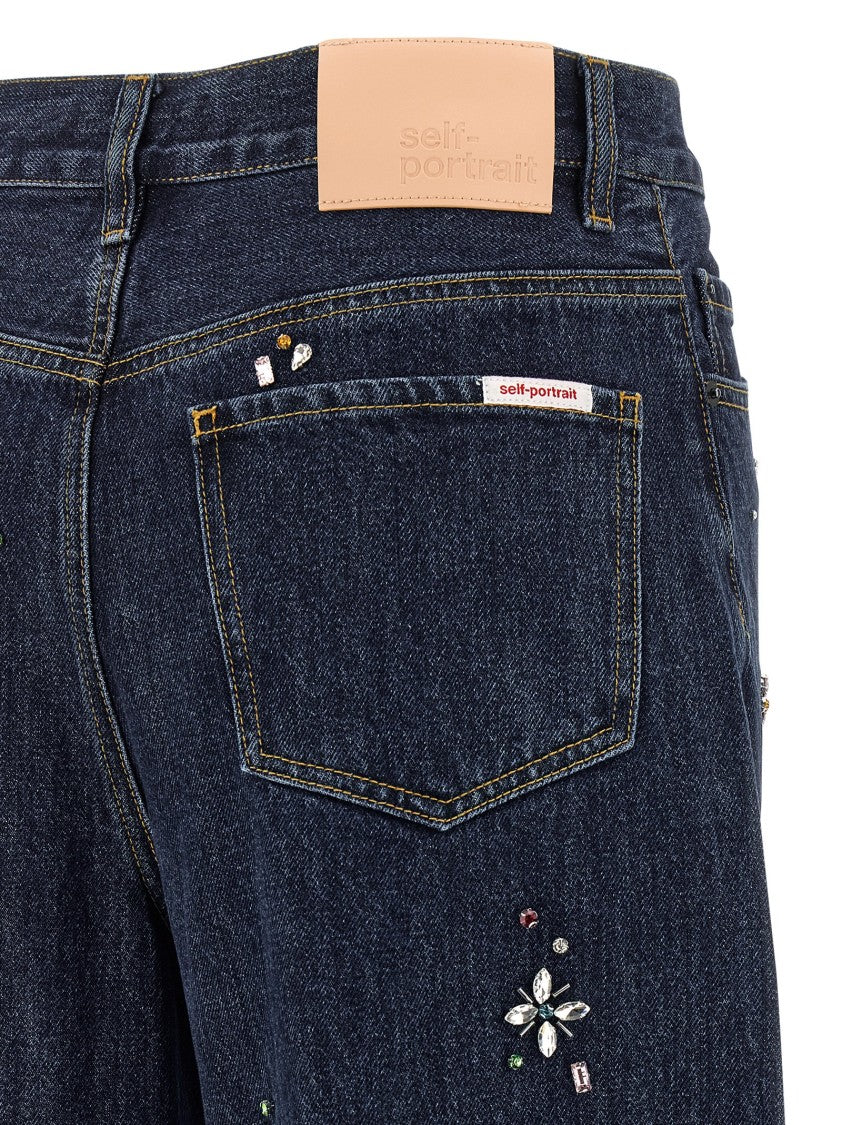 Self-Portrait 'Barrel Leg' Jeans