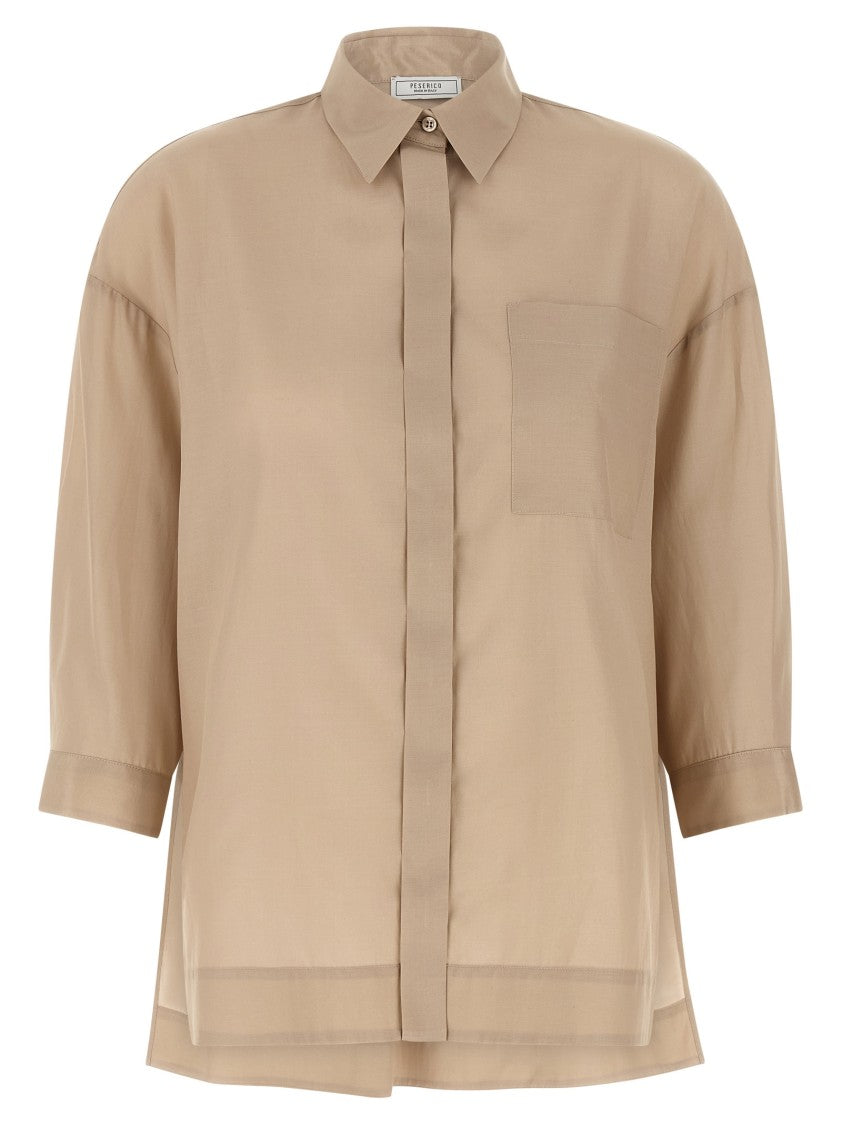 Peserico Asymmetric Hem Shirt
