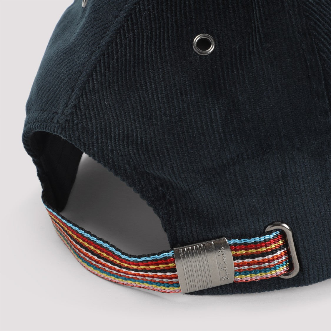 Paul Smith Soft Cotton Blend Cap With Textured Corduroy Finish