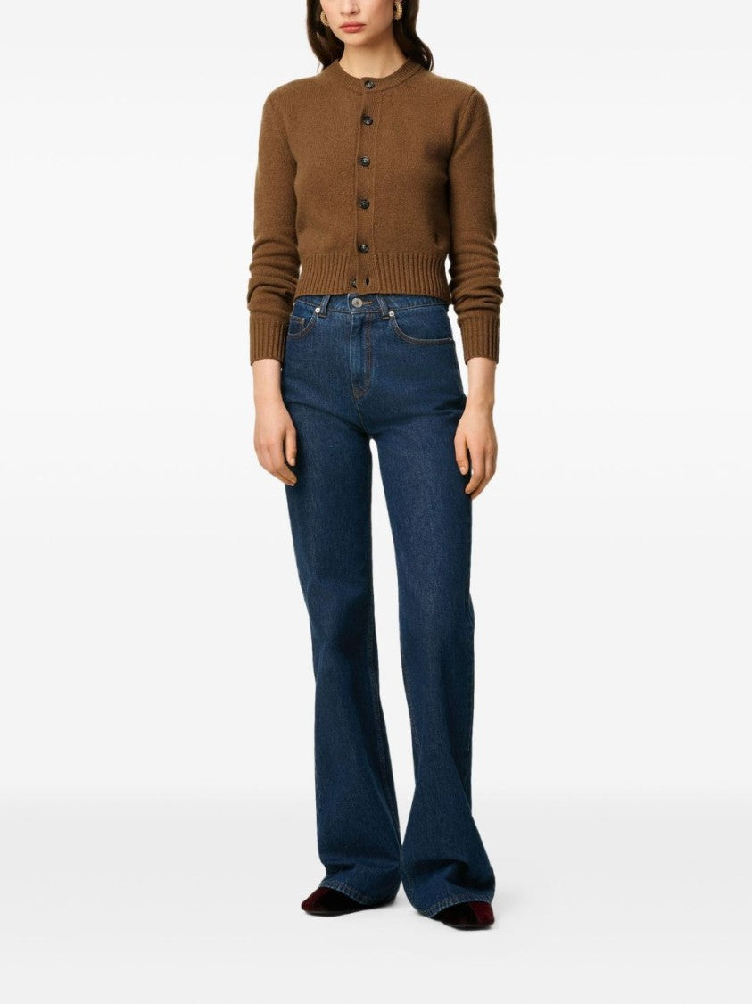 Ami High-Waisted Flared Fit Jeans