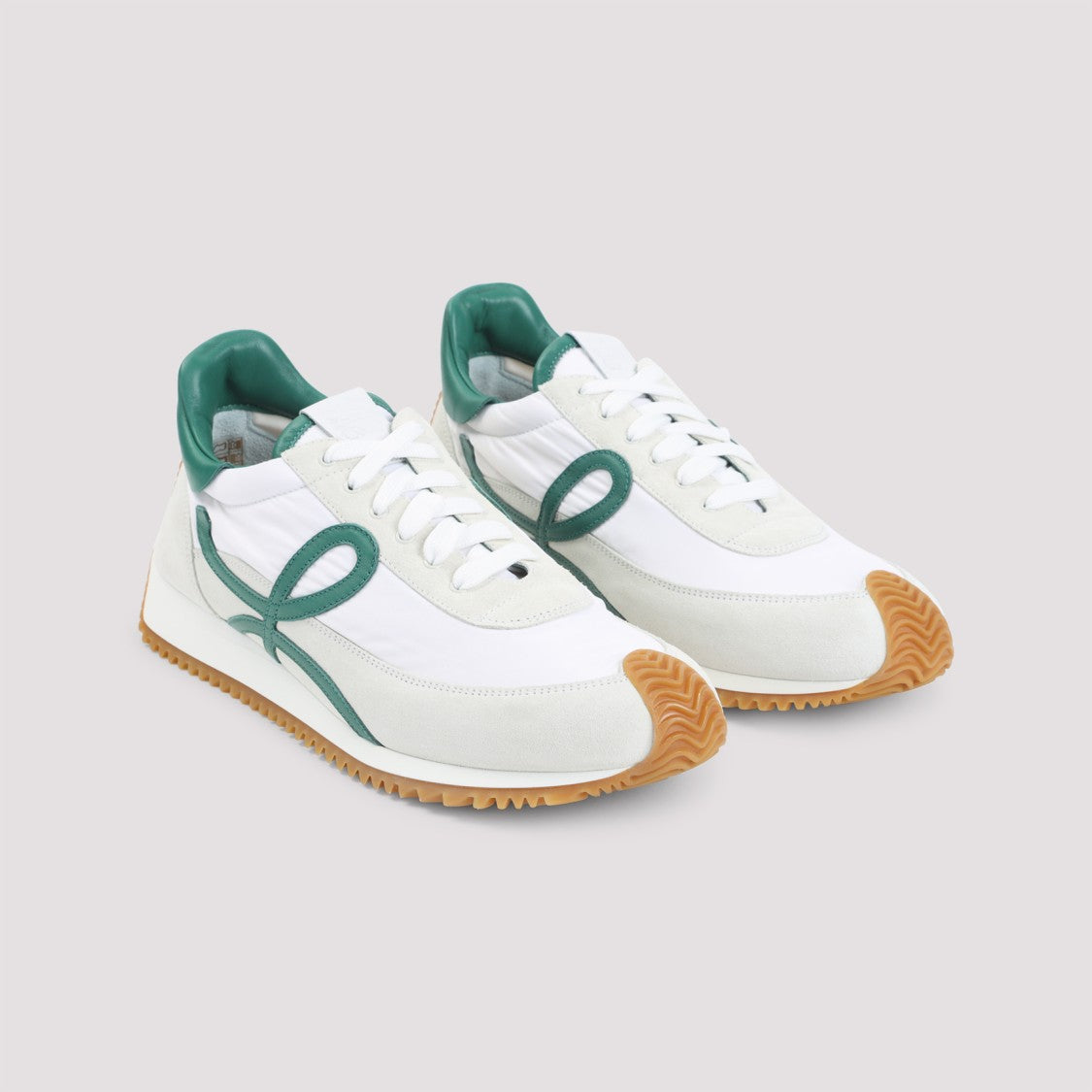 Loewe Flow Runner 2.0 Black Nylon Sneakers With Suede Overlays