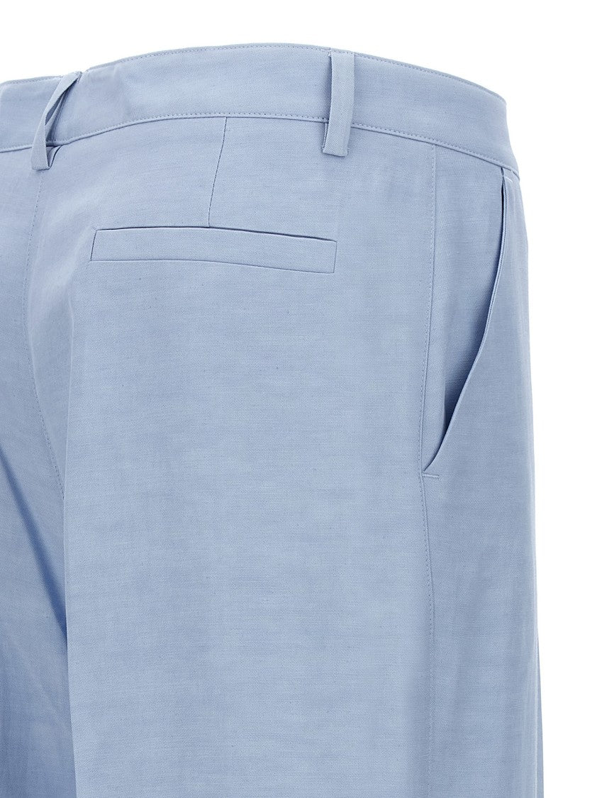 P.A.R.O.S.H. Straight-Leg Pants With Pence Detailing