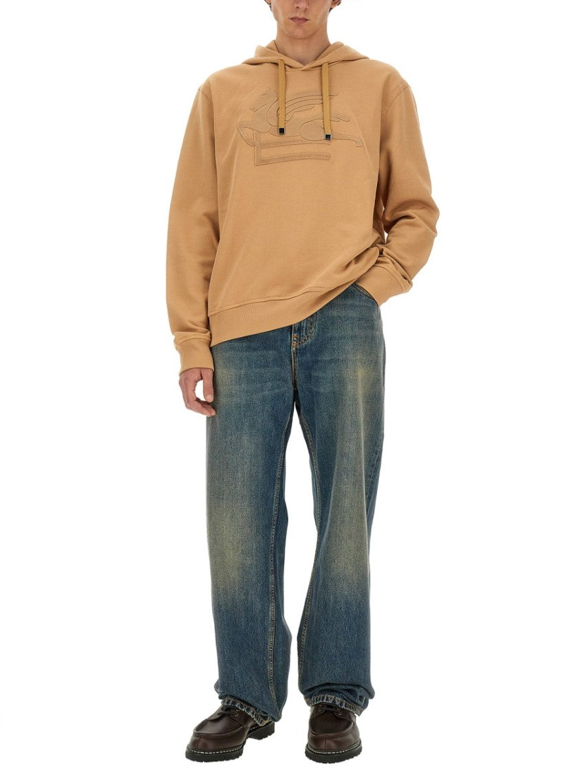 Etro Sweatshirt With Prominent Pegasus Embroidery