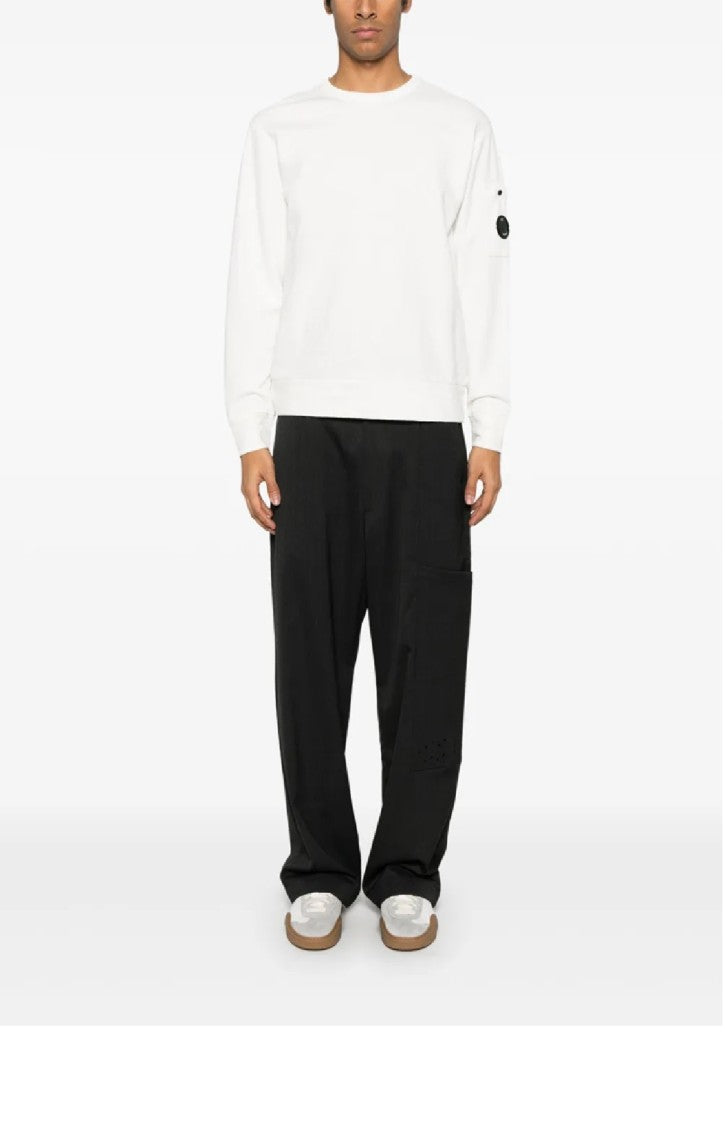 C.P. Company Crewneck Sweatshirt With Buttoned Pocket Detail