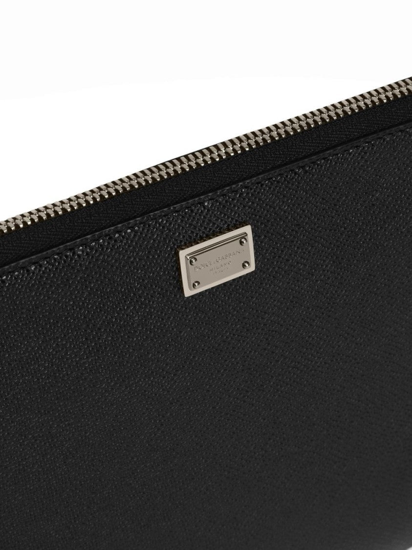 Dolce & Gabbana Black Bag With Zip Closure
