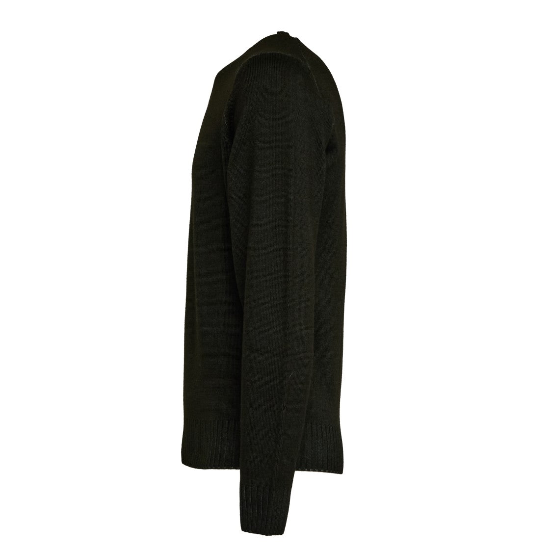 Filippo De Laurentiis Merino Wool Crewneck Sweater With Ribbed Detailing