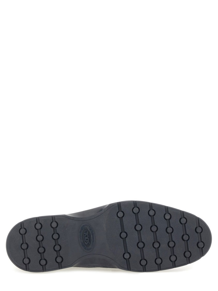 Tod's Sleek Blue Suede Loafer
