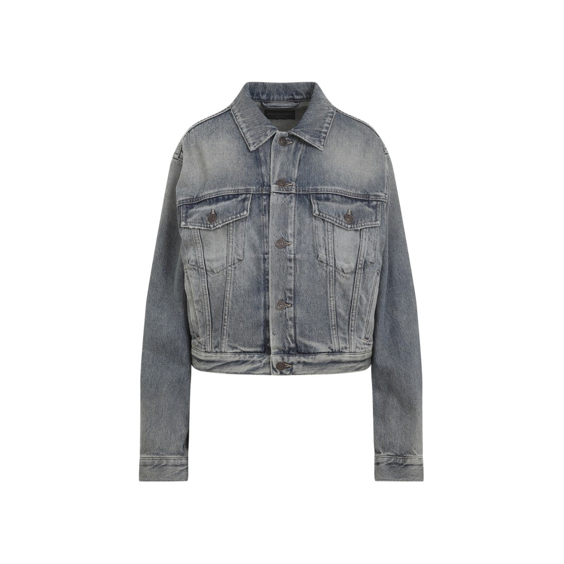 Balenciaga Blue Cotton Denim Jacket