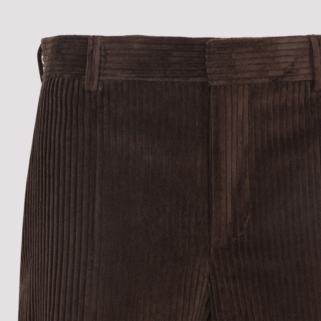 Moschino Brown Cotton Corduroy Pants
