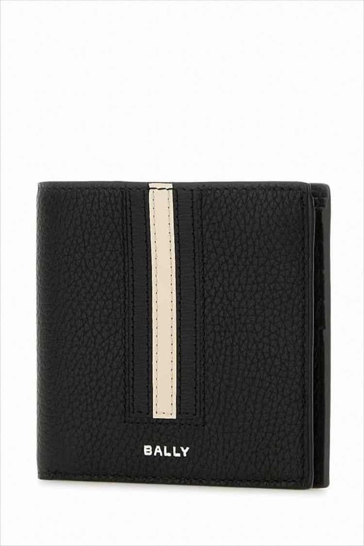 Bally Textured Calf Leather Bifold Wallet