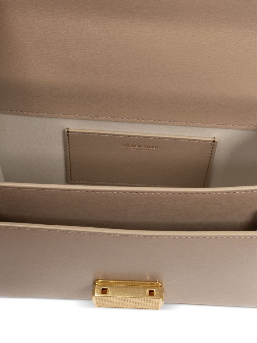 Golden Goose Structured Handbag With Gold-Tone Clasp