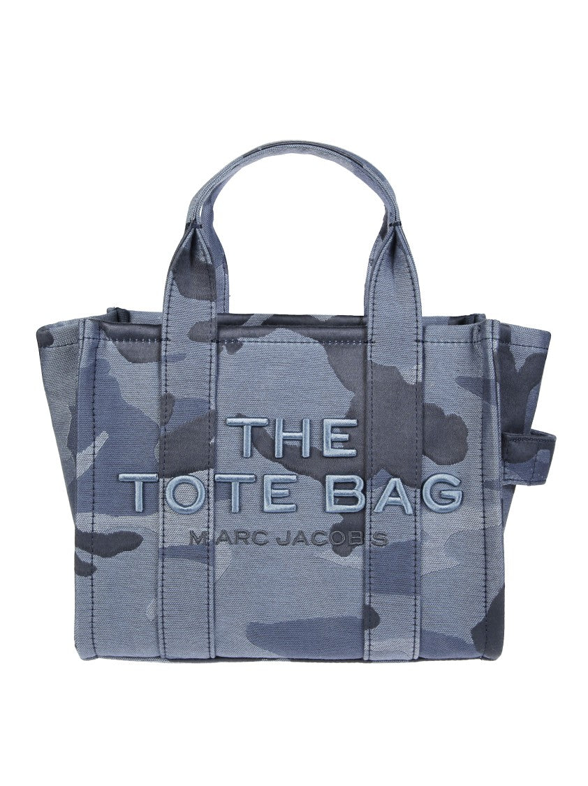 Marc Jacobs Blue Camouflage Tote Bag With Detachable Strap
