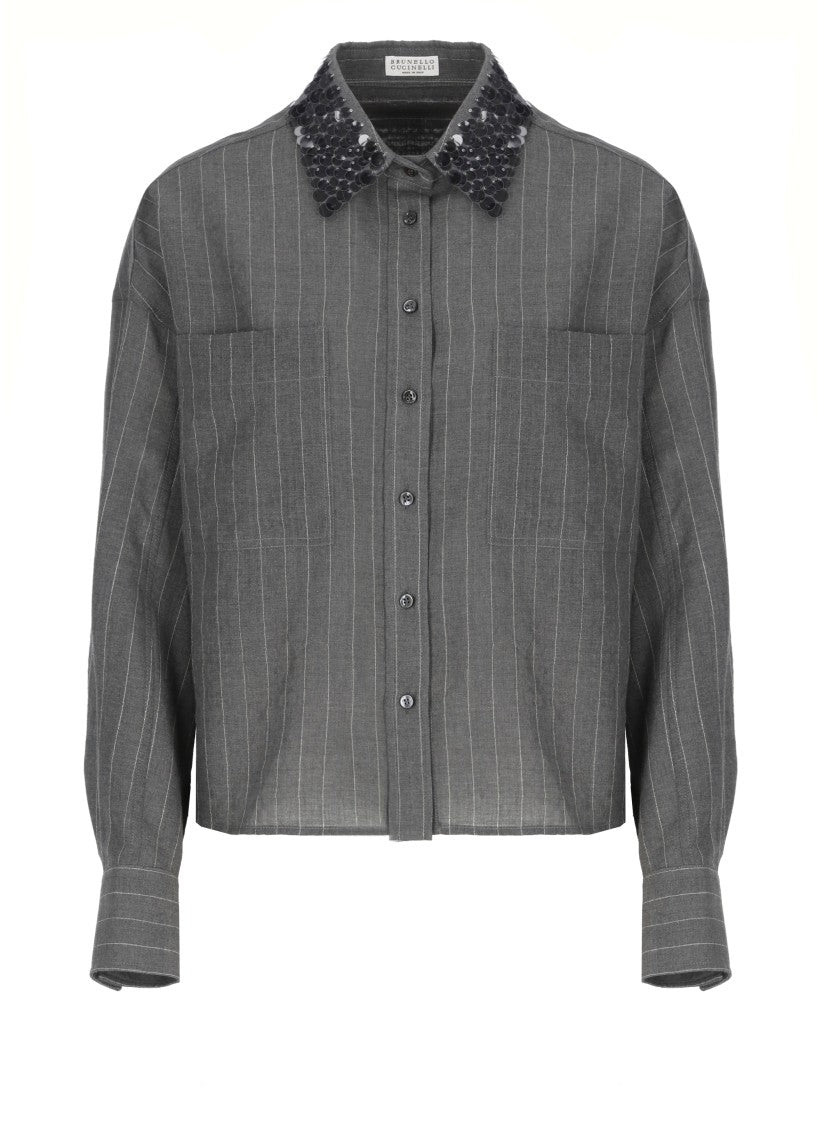 Brunello Cucinelli Virgin Wool Shirt