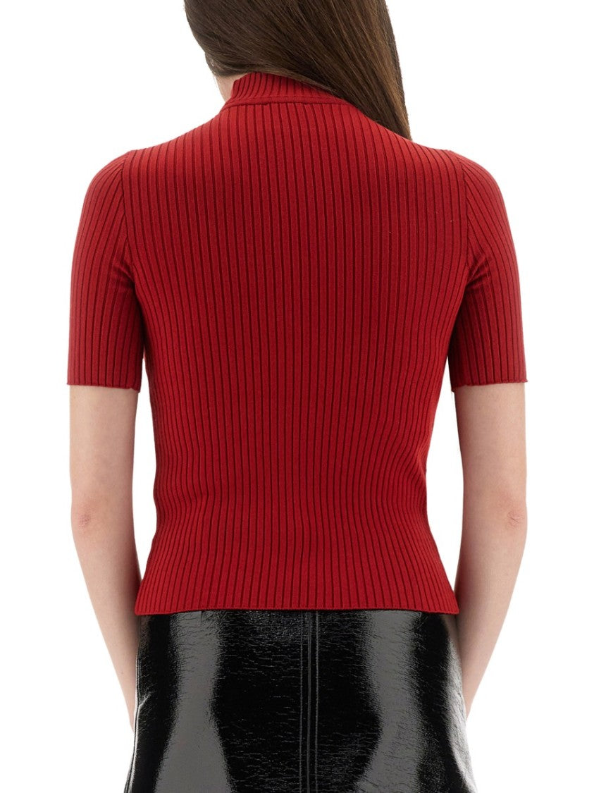 Courrèges "Reedition" Knitted T-Shirt