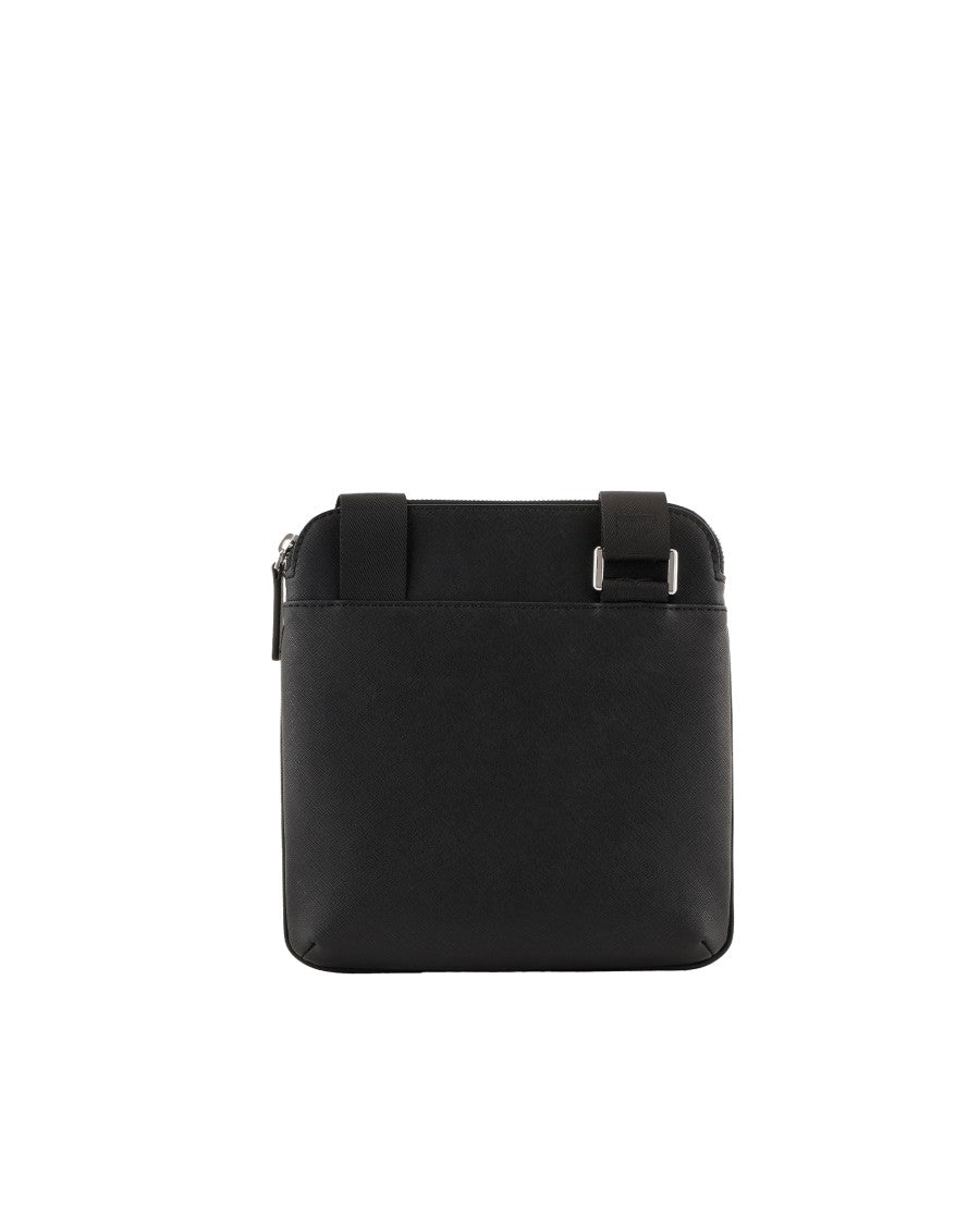 Emporio Armani Crossbody Bag With Logo Plaque – Black