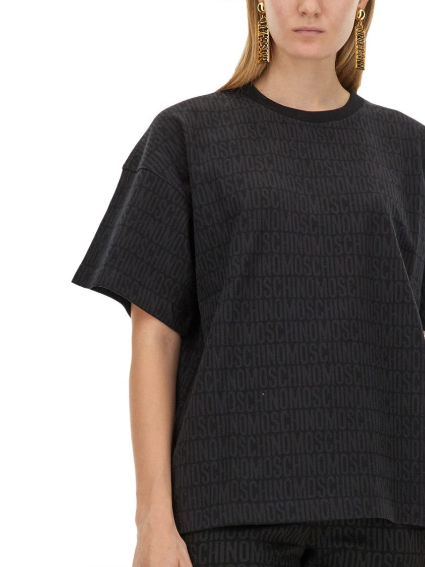 Moschino Oversized Logo Print T-Shirt