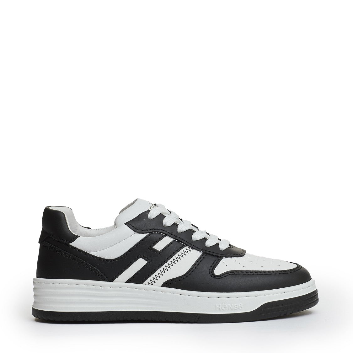 Hogan Basketball Leather White Black