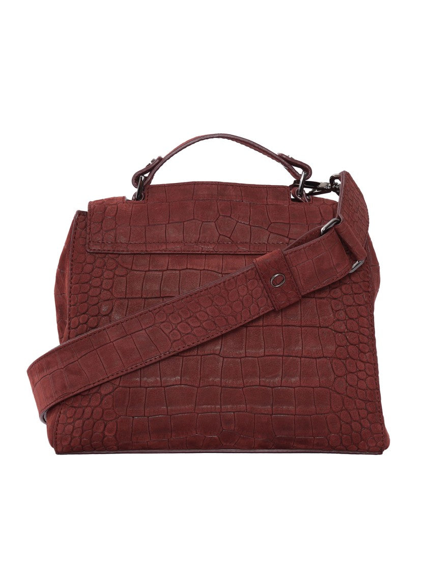 Claudio Orciani Structured Handbag With Polished Finish